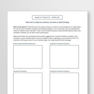 Referral Sheet Template thumbnail